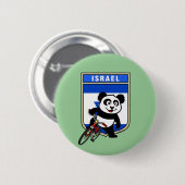 Israel Cycling Panda Ronde Button 5,7 Cm (Voorkant /achterkant)
