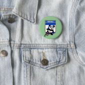 Israel Cycling Panda Ronde Button 5,7 Cm (In situ)