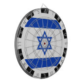 Israel Dartboard en Israëlische vlag/spelraad Dartbord (Voorkant Links)