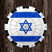 Israel Dartboard en Israëlische vlag/spelraad Dartbord
