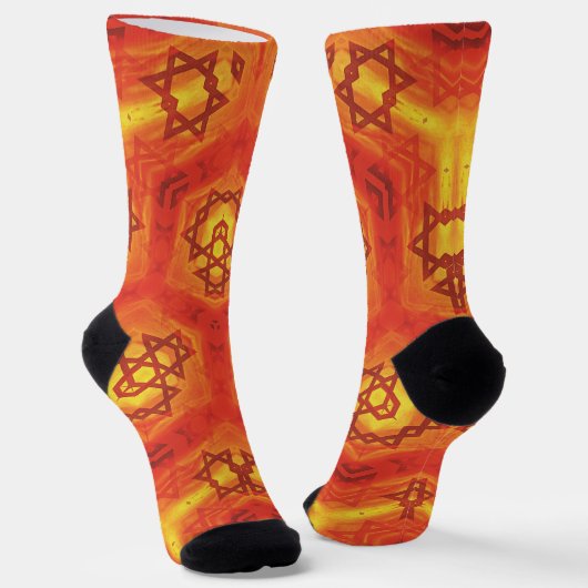 israel davidster sokken (Gebogen)