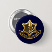 Israel Defense Forces Ronde Button 5,7 Cm (Voorkant /achterkant)
