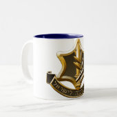 Israel Defense Forces Tweekleurige Koffiemok (Voorkant links)
