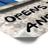 Israël - deuren en ramen poster (Hoek)