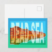 israel dode zee briefkaart (Voorkant / Achterkant)