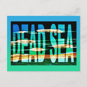israel dode zee briefkaart