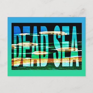 israel dode zee briefkaart