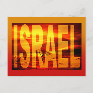 israel dode zee briefkaart