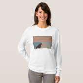 Israël, Dode Zee, Ein Bokek, Dode Zee, schemering T-shirt (Voorkant volledig)