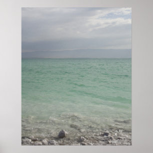 Israël, dodelijk Zee, seizoenscape Poster
