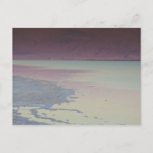 Israël, dood Zee, Ein Bokek, dood Zee, schemering Briefkaart