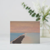 Israël, dood Zee, Ein Bokek, dood Zee, schemering Briefkaart (Staand voorkant)