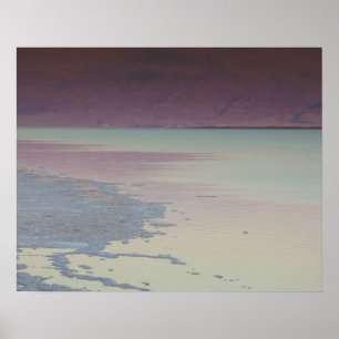 Israël, dood Zee, Ein Bokek, dood Zee, schemering Poster