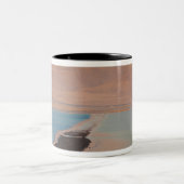 Israël, dood Zee, Ein Bokek, dood Zee, schemering Tweekleurige Koffiemok (Center)