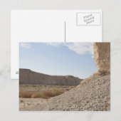 Israel, Dood Zee, woestijnlandschap Briefkaart (Voorkant / Achterkant)