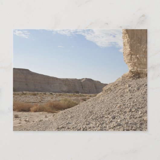Israel, Dood Zee, woestijnlandschap Briefkaart (Voorkant)