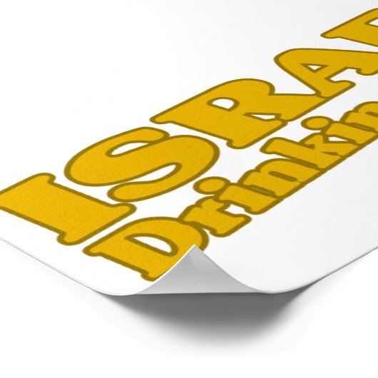 Israel Drink Team Poster (Hoek)