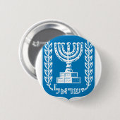 israel embleem ronde button 5,7 cm (Voorkant /achterkant)