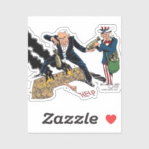 Israël en de Verenigde Staten genocide Sticker