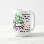 Israël en ingegraven koffiemok (Voorkant rechts)