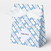 Israël en Israëlische vlag gepersonaliseerd Bedankdoosjes (Voorkant Zijde)