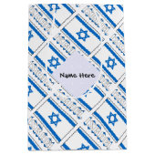 Israël en Israëlische vlag gepersonaliseerd Medium Cadeauzakje (Voorkant)