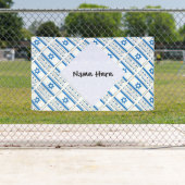 Israël en Israëlische vlag gepersonaliseerd Spandoek (Insitu)
