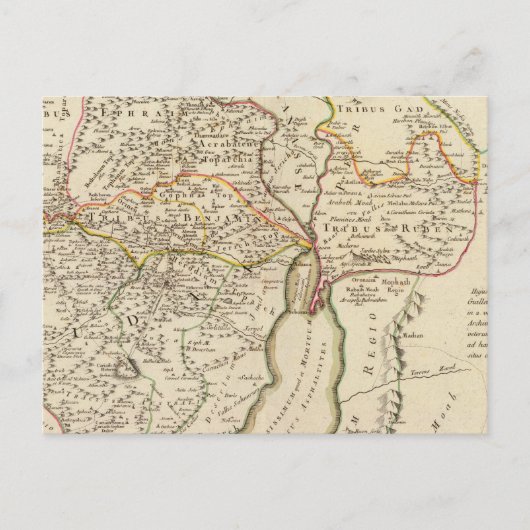 Israël en Palestina Briefkaart (Voorkant)