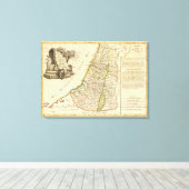 Israël en Palestina Canvas Afdruk (Insitu (Houten vloer))