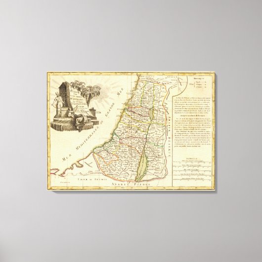 Israël en Palestina Canvas Afdruk (Voorkant)