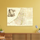 Israël en Palestina Canvas Afdruk (Insitu (Woonkamer))