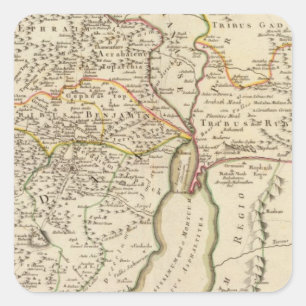 Israël en Palestina Vierkante Sticker