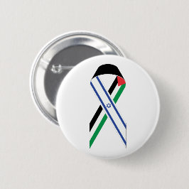 Israël en Palestina vlag vredeslint Ronde Button 5,7 Cm