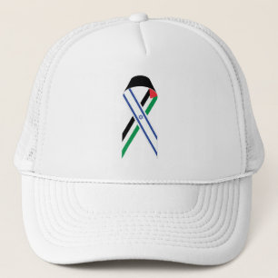 Israël en Palestina vlag vredeslint Trucker Pet