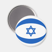 Israël Fisheye Vlag Magneet (Voorkant / Achterkant)