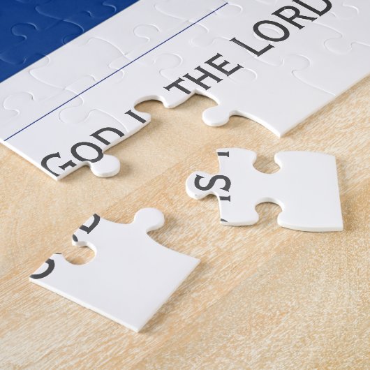 ISRAEL FLAG | Blessed Nation | Star of David Legpuzzel (Zijkant)