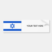ISRAEL FLAG Bumpersticker (Voorkant)