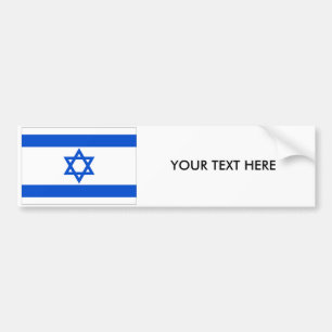 ISRAEL FLAG Bumpersticker