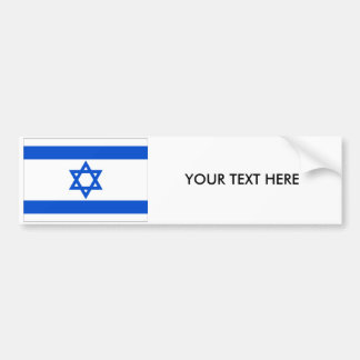 ISRAEL FLAG Bumpersticker
