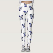 Israel Flag Butterfly Leggings (Voorkant)