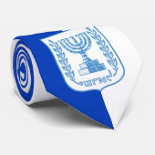 Israel Flag, Emblem, mode van bedrijven / Israël Stropdas (Opgerold)