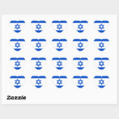 Israel Flag Heart Sticker (Vel)