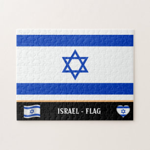 Israel Flag & Israeli country / Israel Legpuzzel