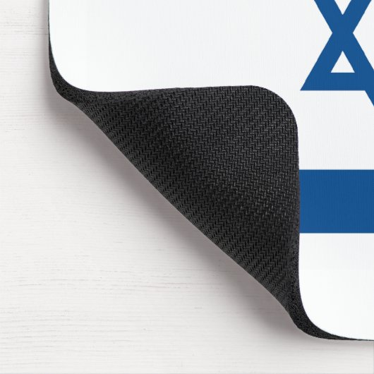 Israel Flag Mousepad Muismat (Hoek)