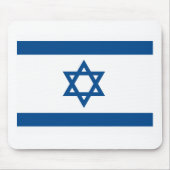 Israel Flag Mousepad Muismat (Voorkant)