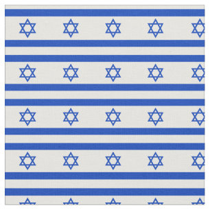 Israel Flag National Trendy Fabric/mode Stof