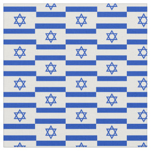 Israel Flag National Trendy Fabric/mode Stof