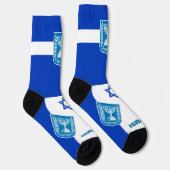 Israel Flag Patriotic, Sustainable Israel Premium Sokken (Rechts)