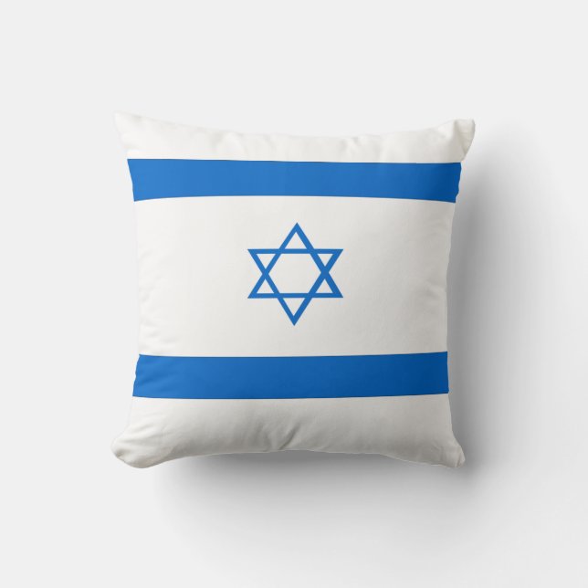 Israel Flag Pillow Kussen (Voorkant)
