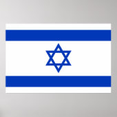 Israel flag  poster (Voorkant)